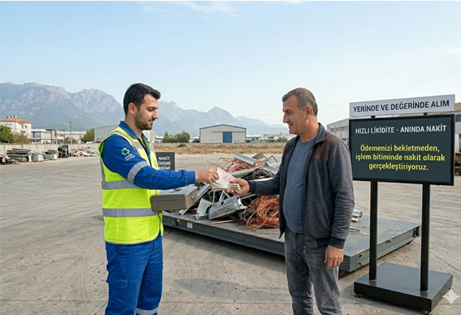 Antalya hurdacı hizmetlerinde güvenin adresi Emir Hurda! Bakır, demir, alüminyum hurdalarınızı yerinde, güncel değerinde ve nakit ödeme ile alıyoruz. 7/24 hizmet için tıklayın.